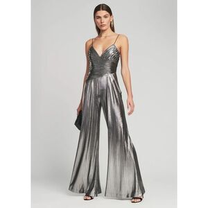 Retrofete Shimmering Silver Jumpsuit